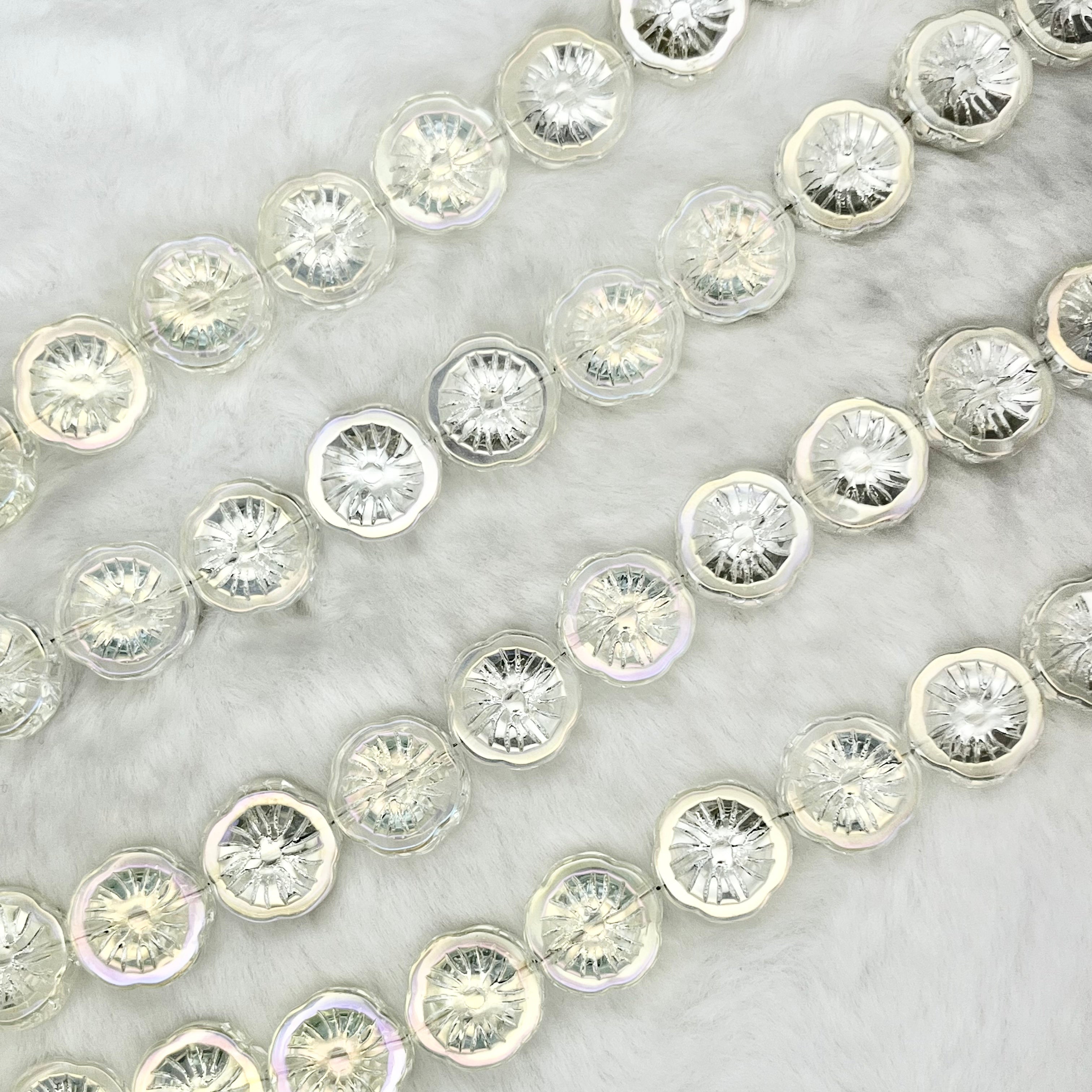 【Lime Slices-14mm】Crystal Strands