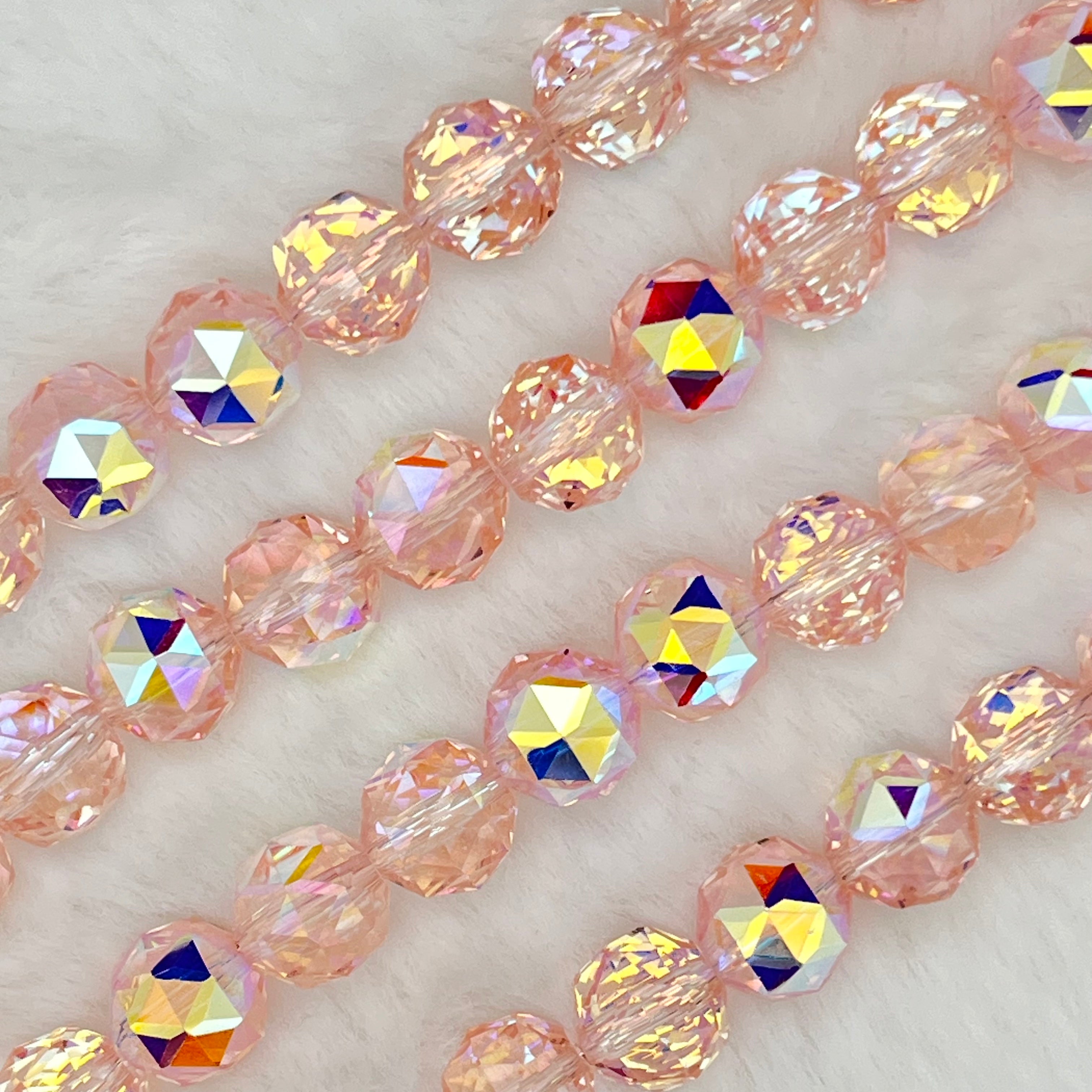 【Flower Sphere-9.5mm】Crystal Strands