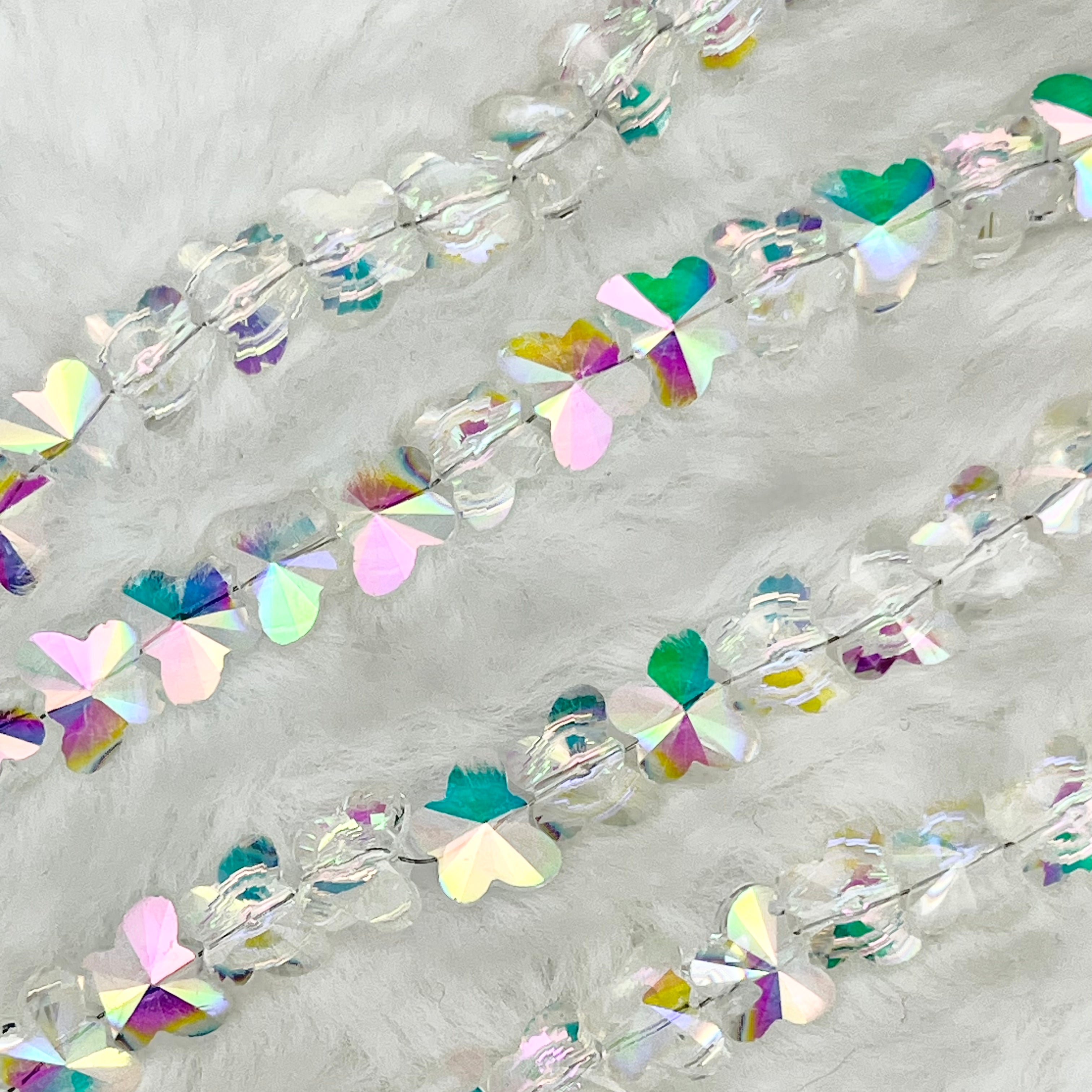 【 Butterfly-8mm】Crystal Strands