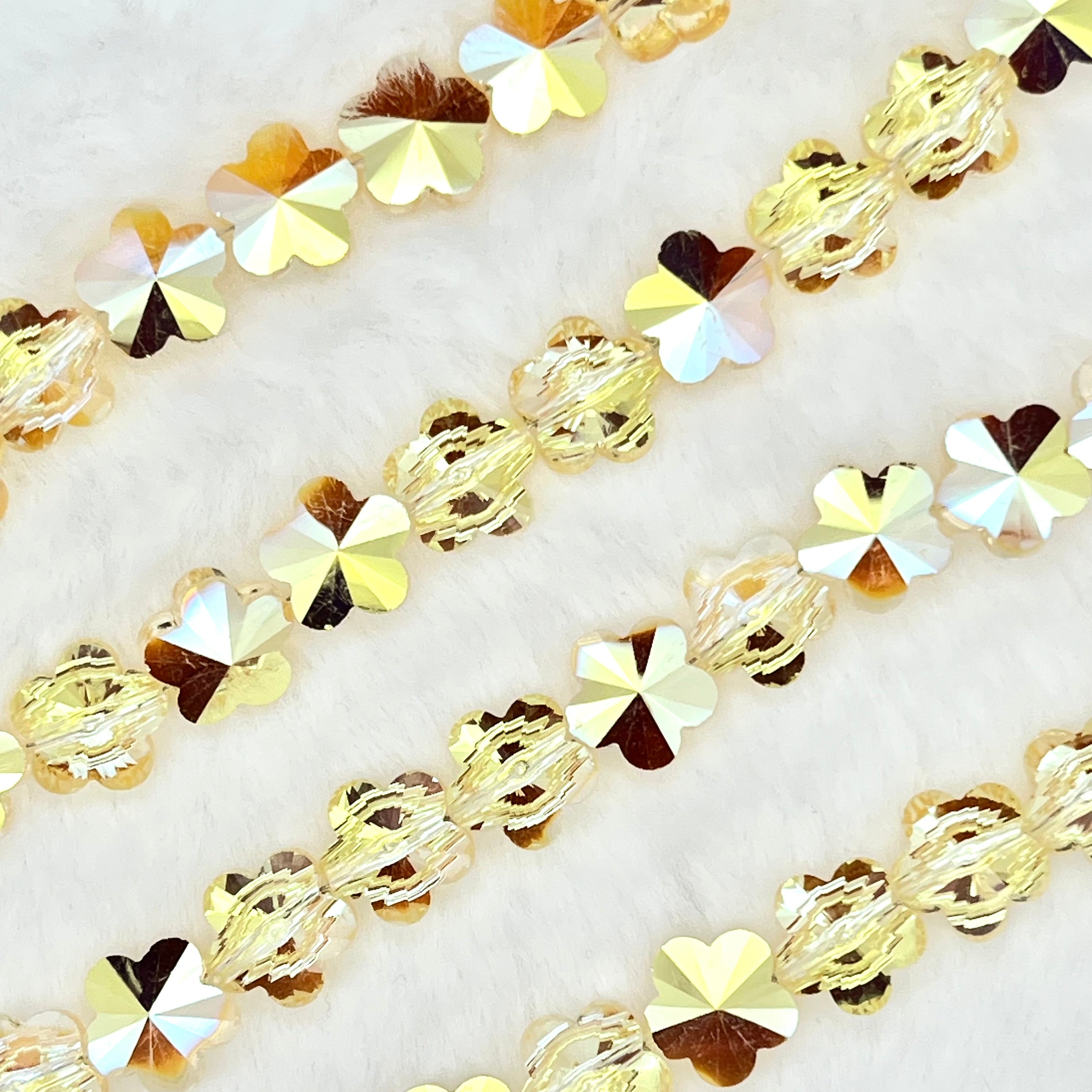 【Flower-10mm】Crystal Strands