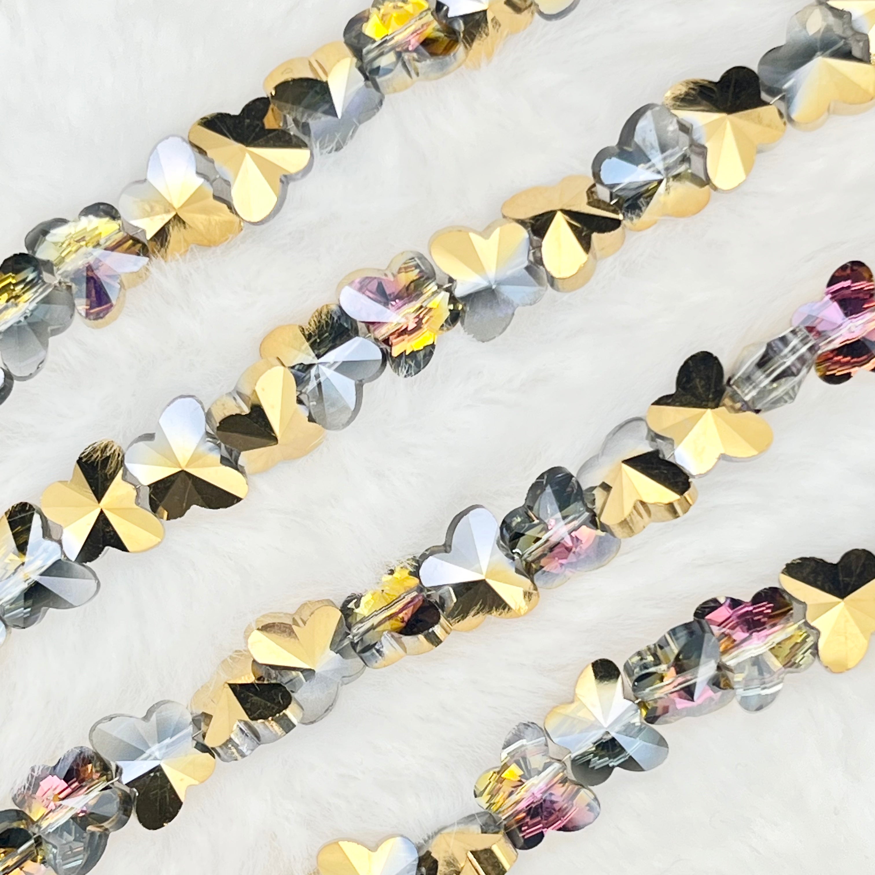 【 Butterfly-8mm】Crystal Strands