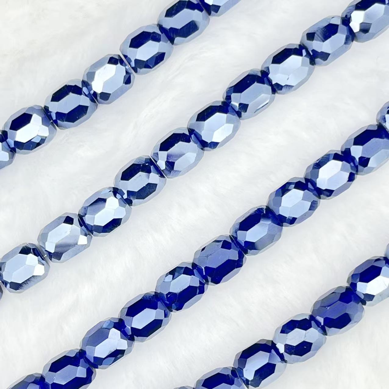 【Barrel Shape-8.5mm】Crystal Strands