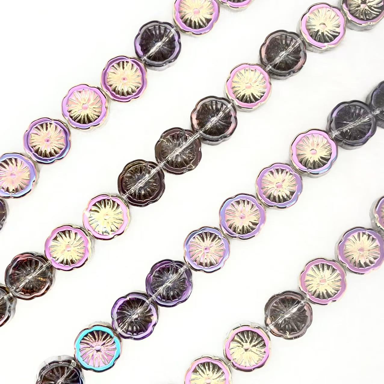 【Lime Slices-14mm】Crystal Strands