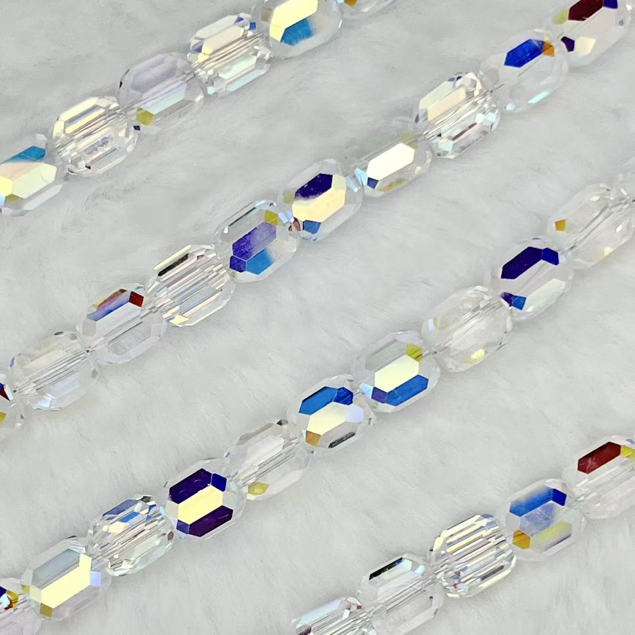 【Barrel Shape-8.5mm】Crystal Strands