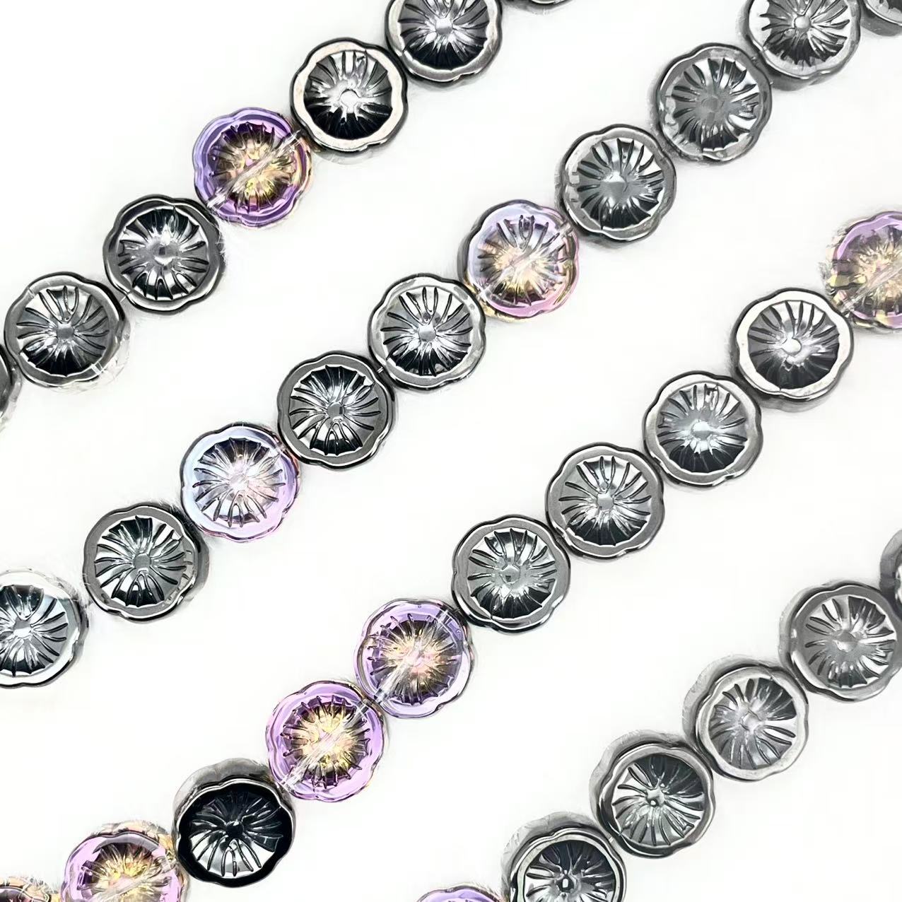 【Lime Slices-14mm】Crystal Strands