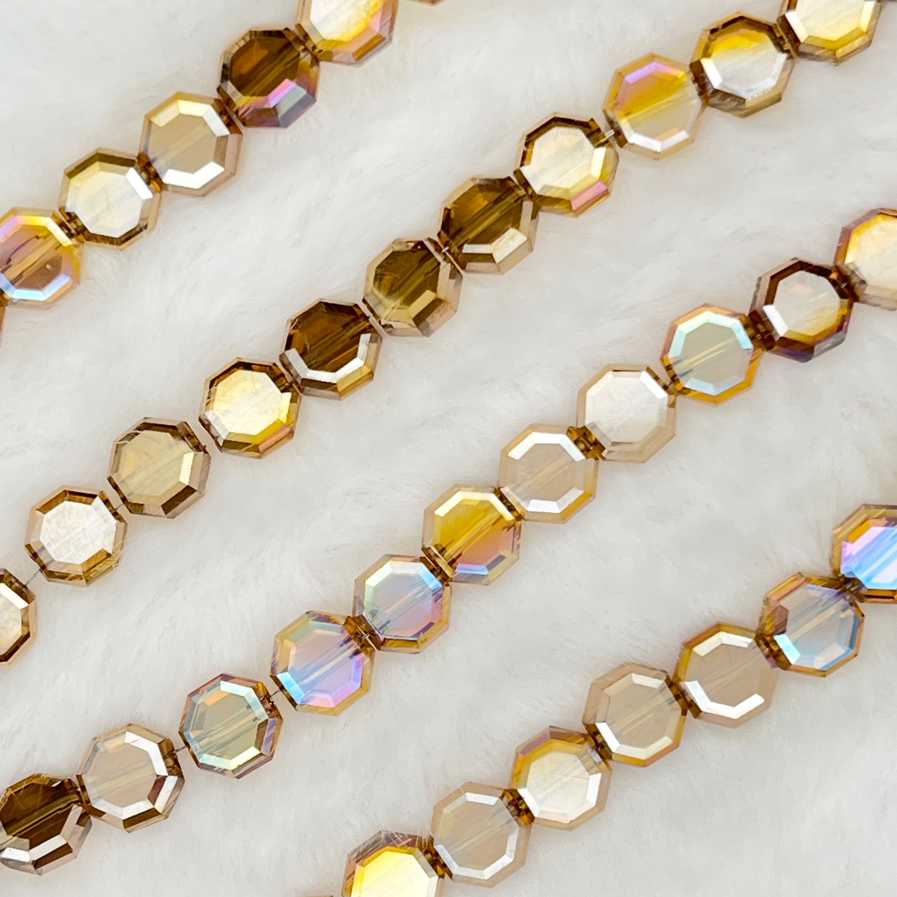【Decagon-7.5mm】Crystal Strands