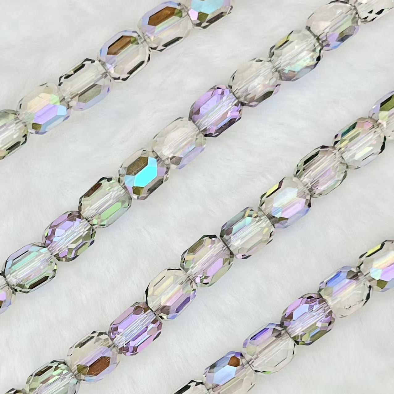 【Barrel Shape-8.5mm】Crystal Strands