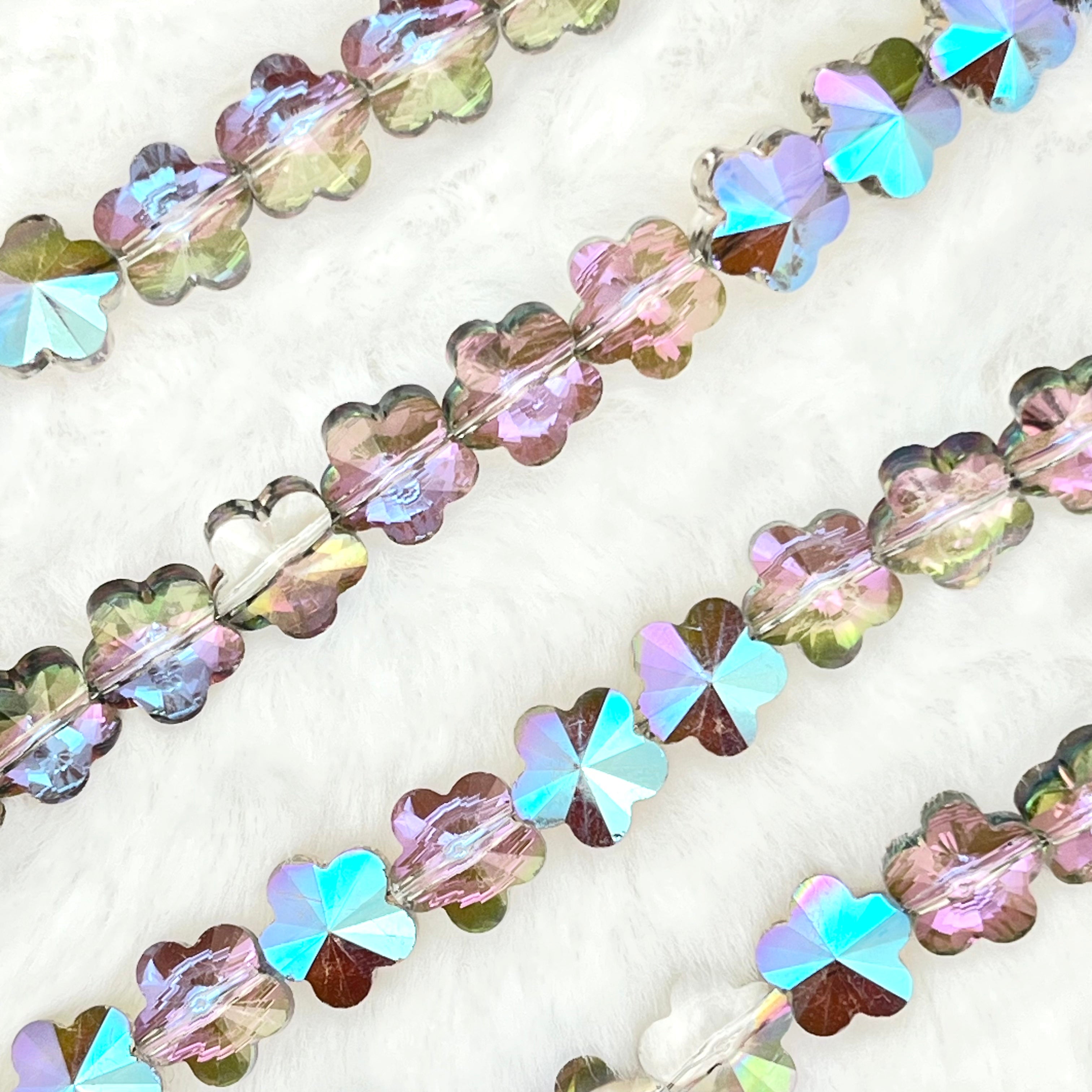 【Flower-10mm】Crystal Strands