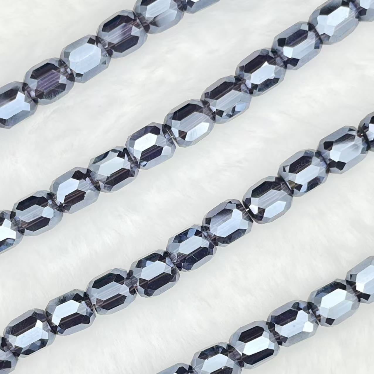 【Barrel Shape-8.5mm】Crystal Strands