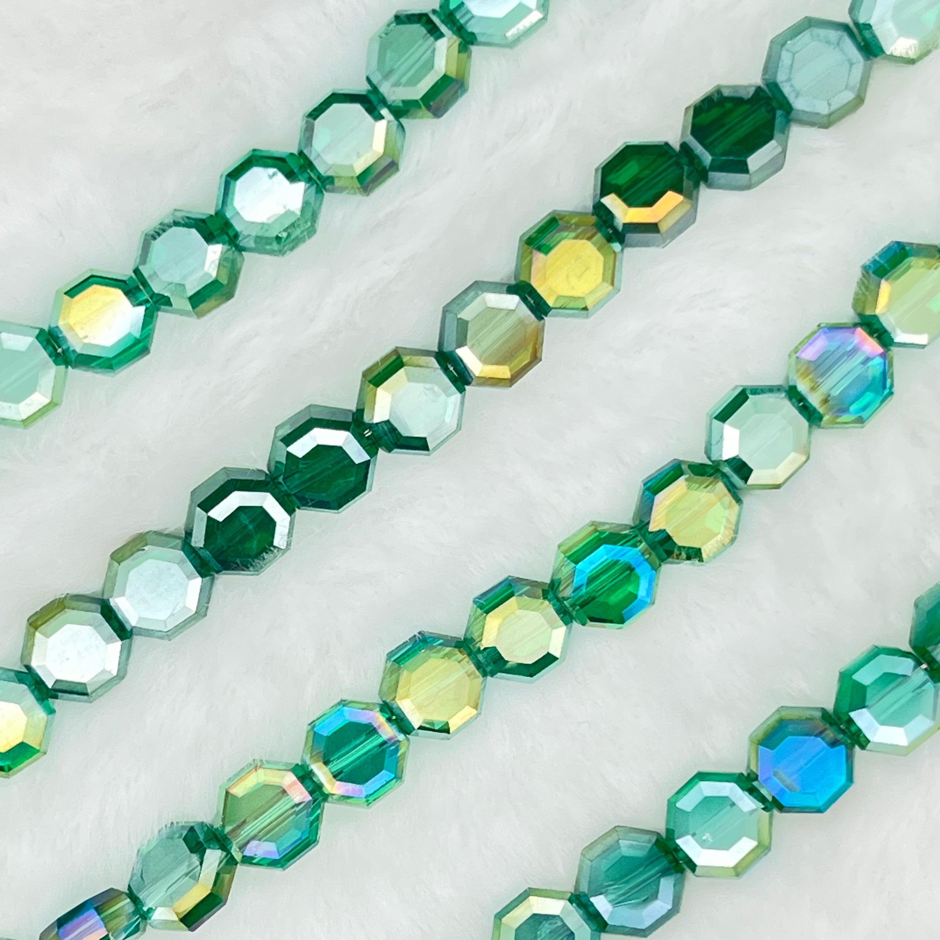 【Decagon-7.5mm】Crystal Strands