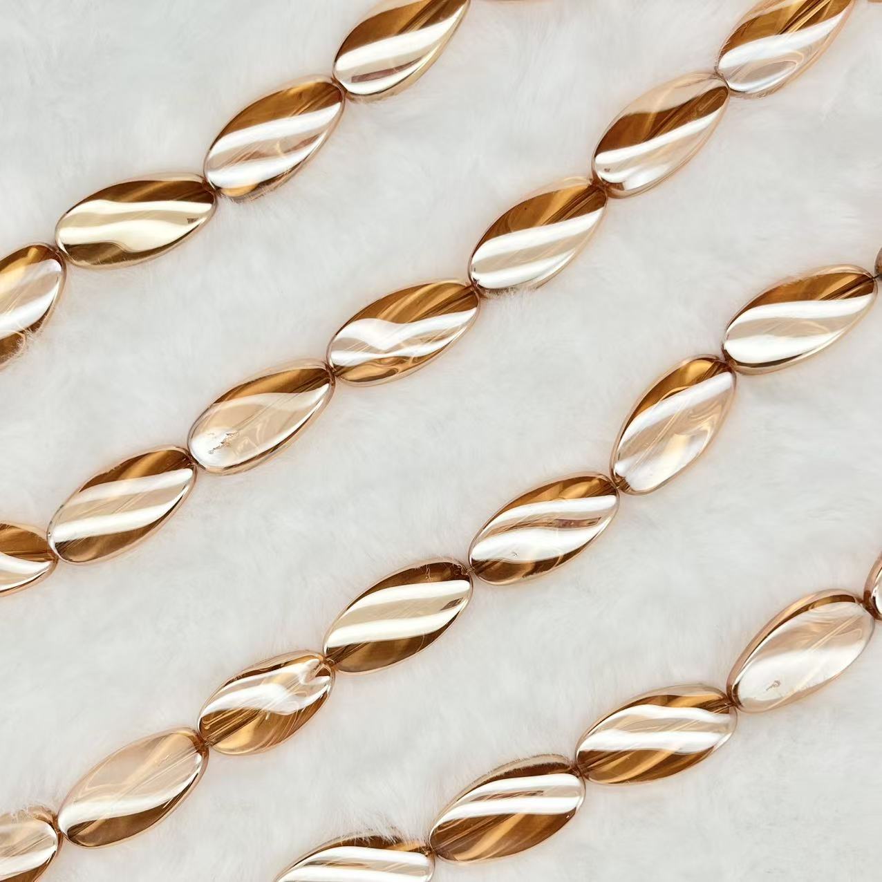 【Helical Oval-25mm】Crystal Strands