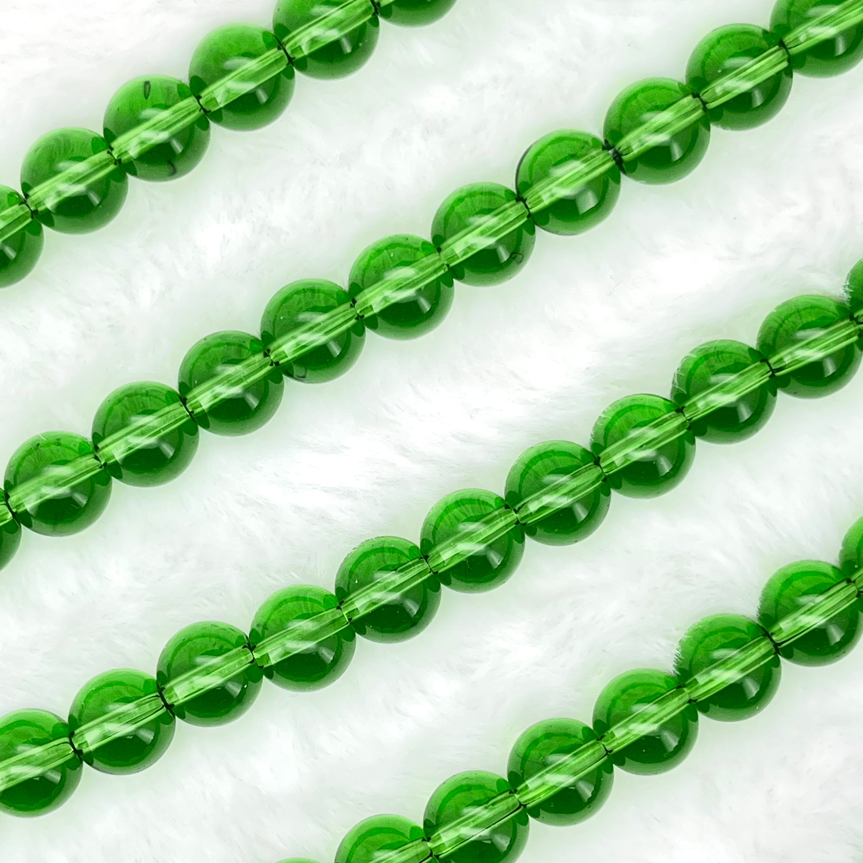 10MM Transparent Glass Beads Strands