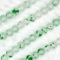 10MM Milky Glass Beads Strands