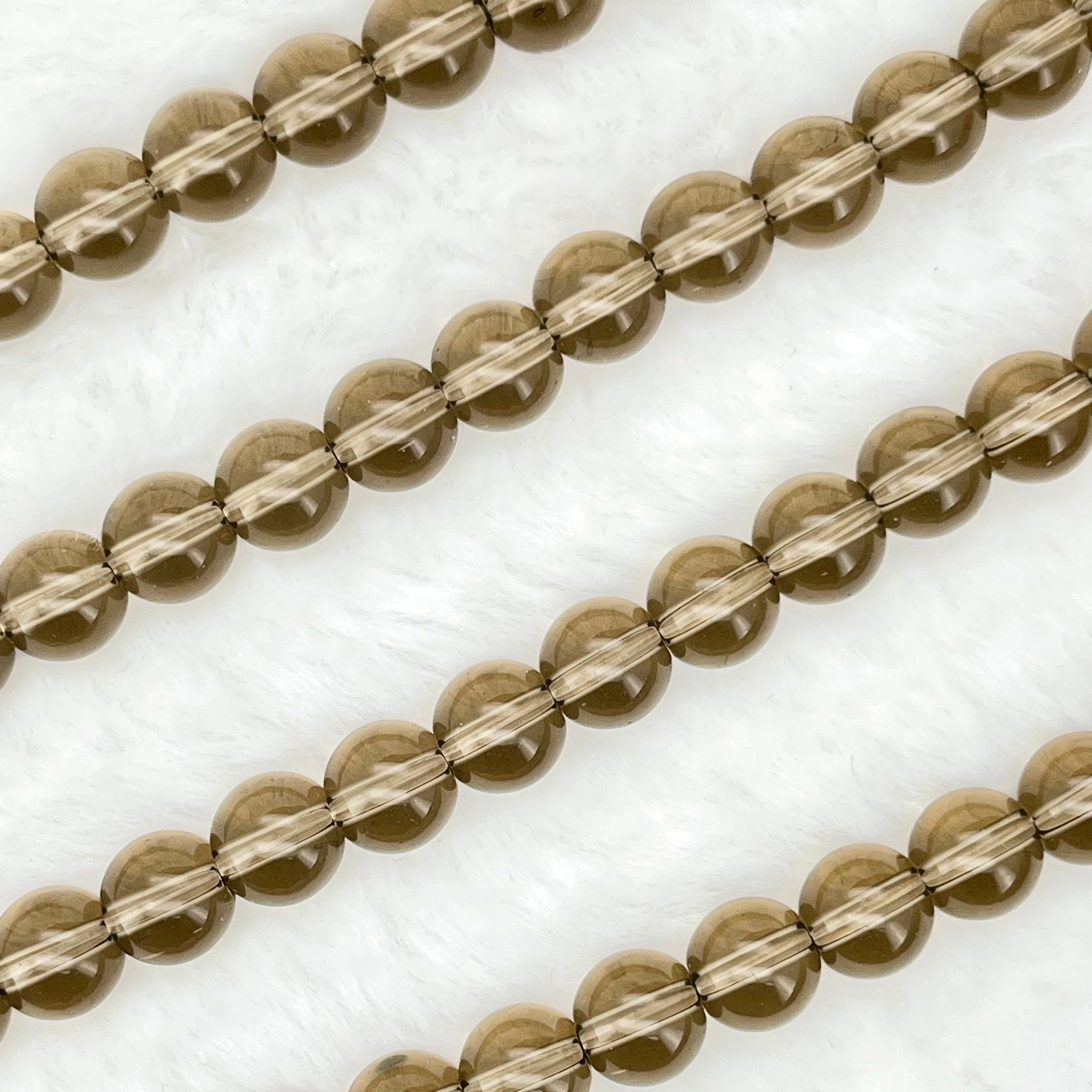 10MM Transparent Glass Beads Strands
