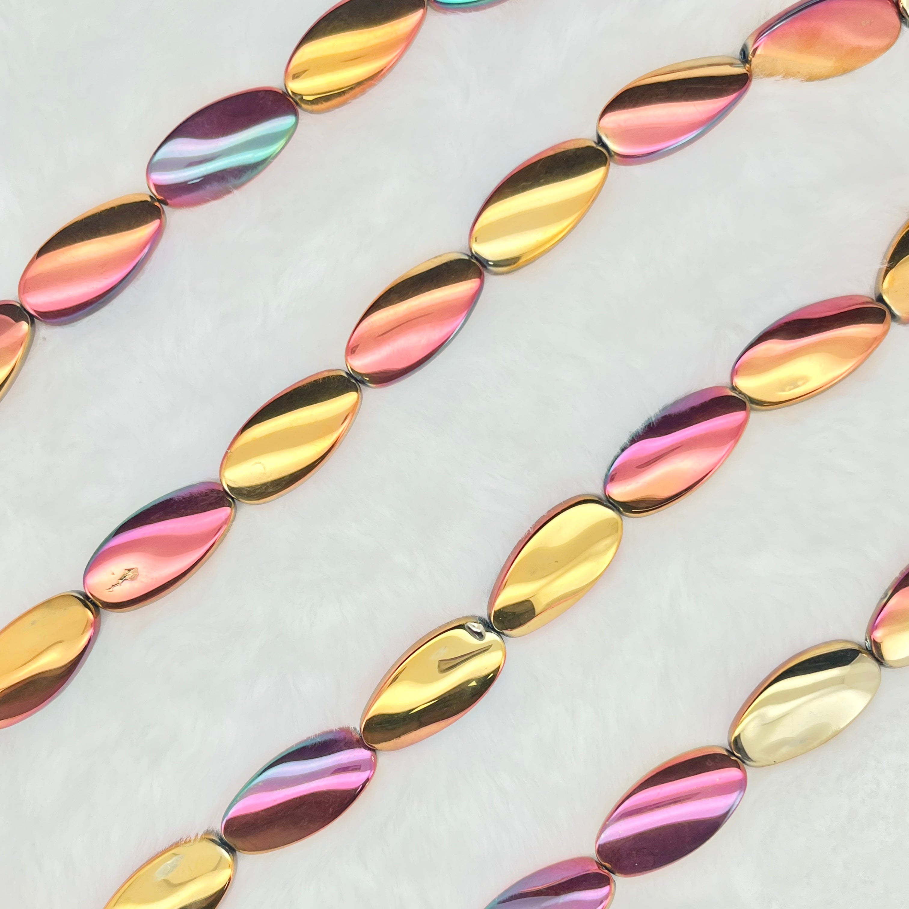 【Helical Oval-25mm】Crystal Strands