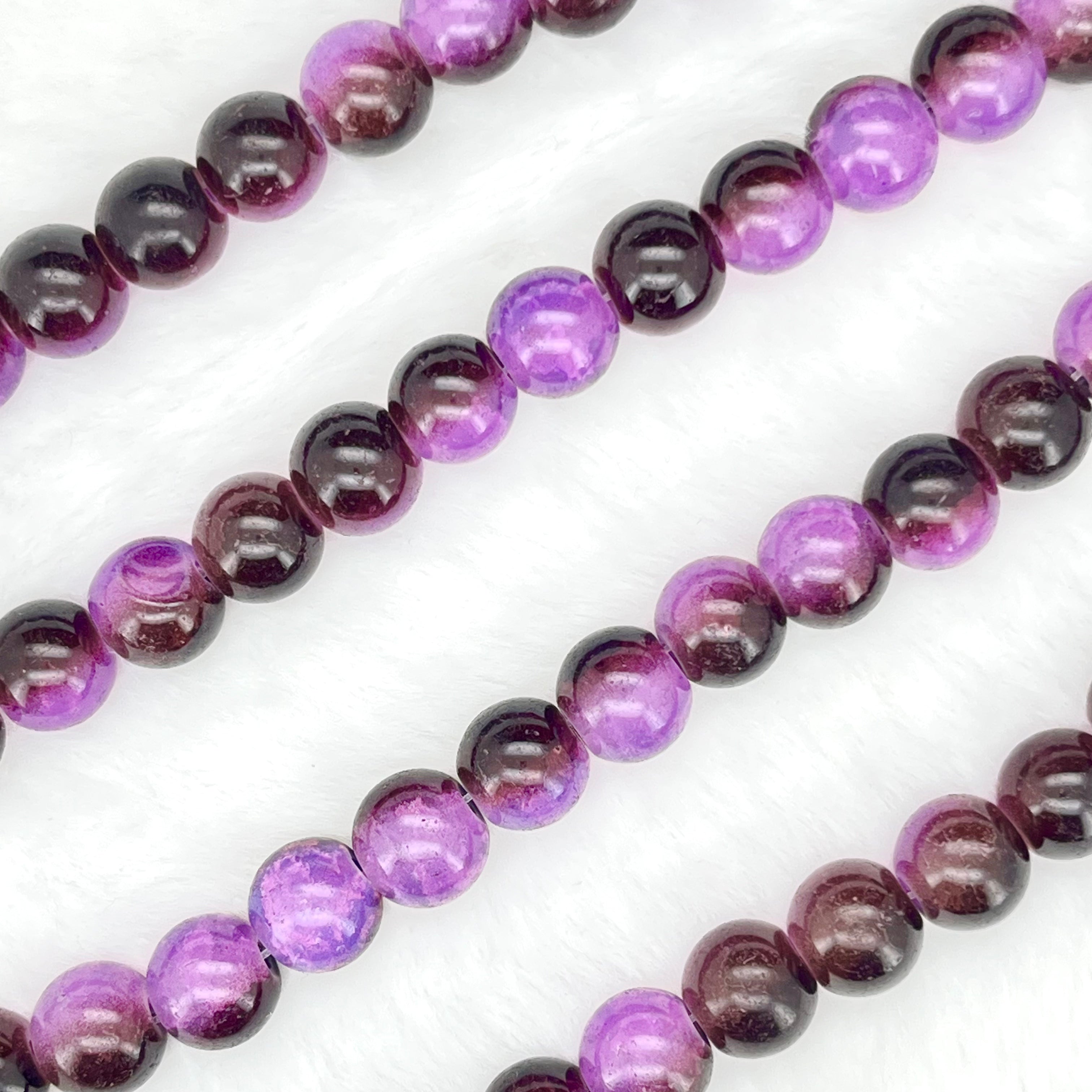 10MM Crackle Glass Beads Strands