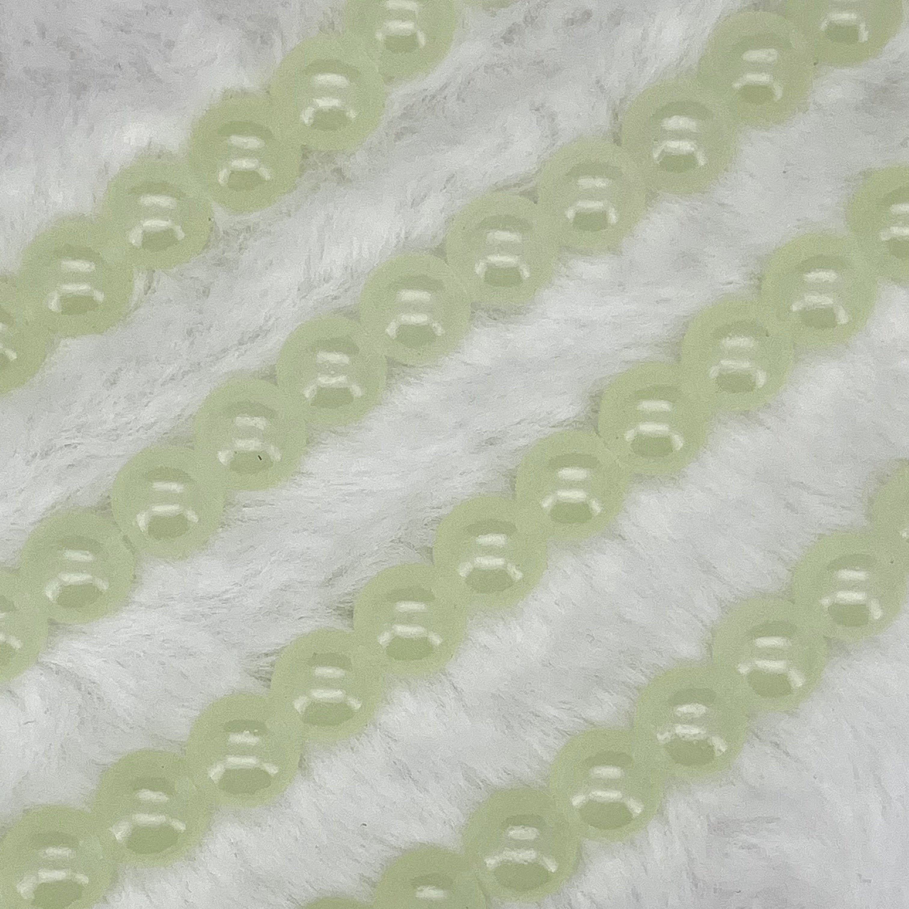 10MM Milky Glass Beads Strands