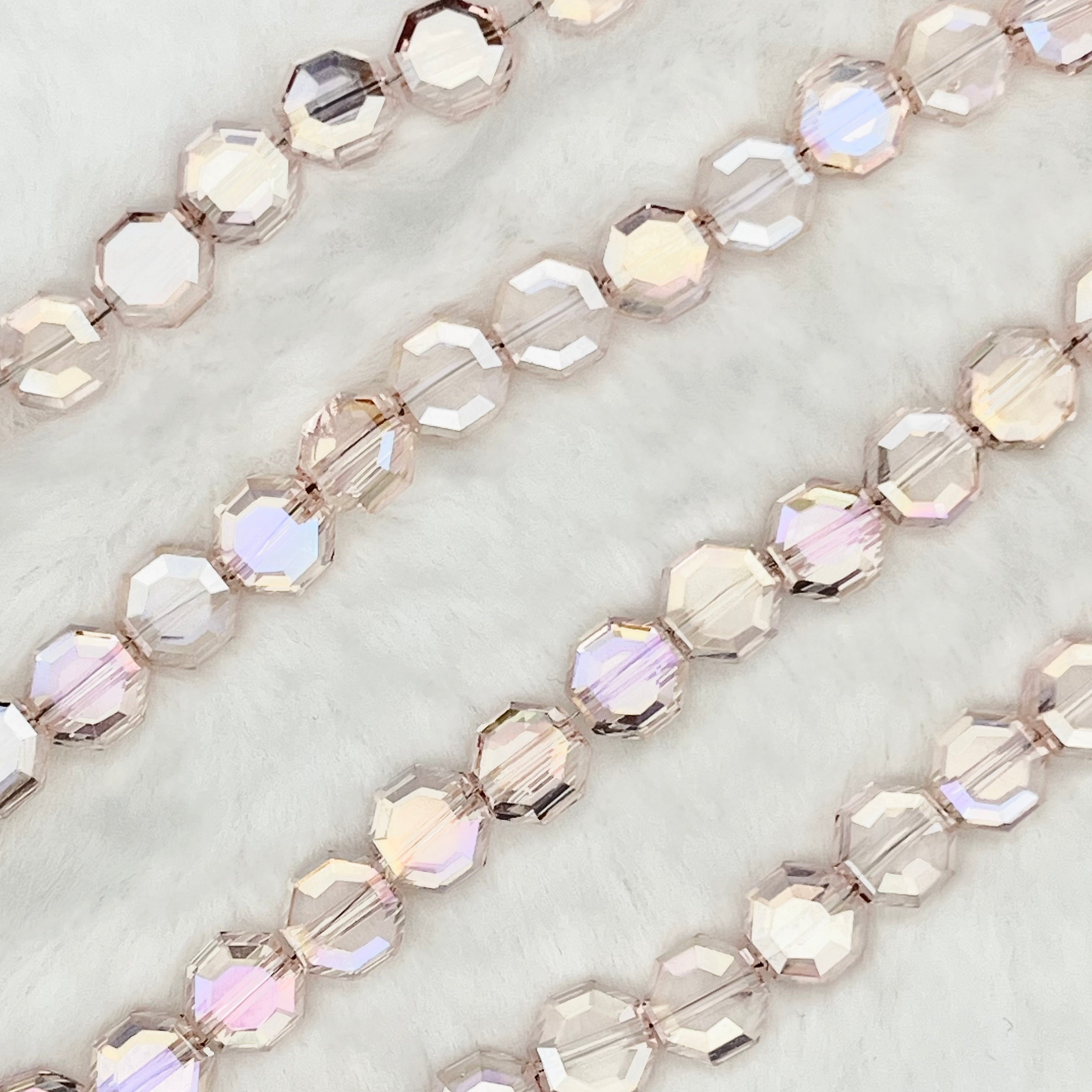 【Hexagon-7.5mm】Crystal Strands