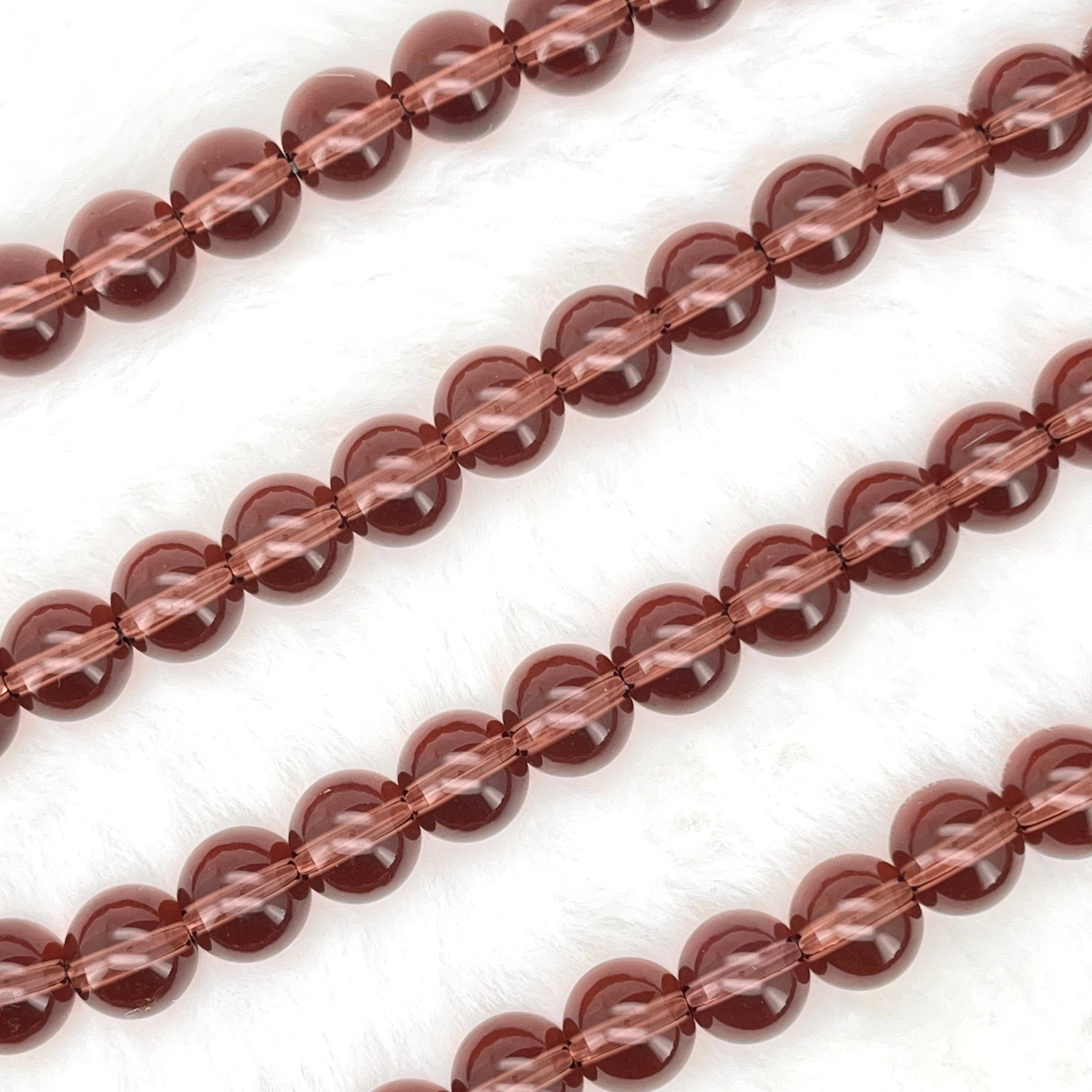 10MM Transparent Glass Beads Strands