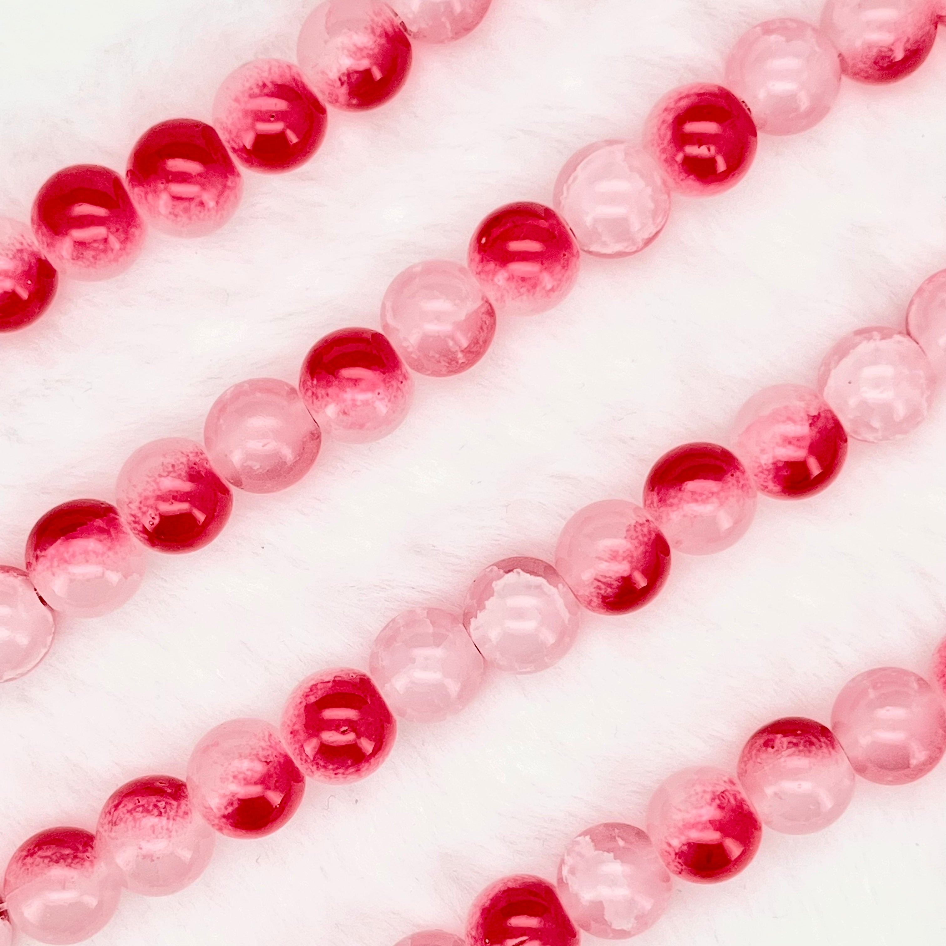 10MM Crackle Glass Beads Strands