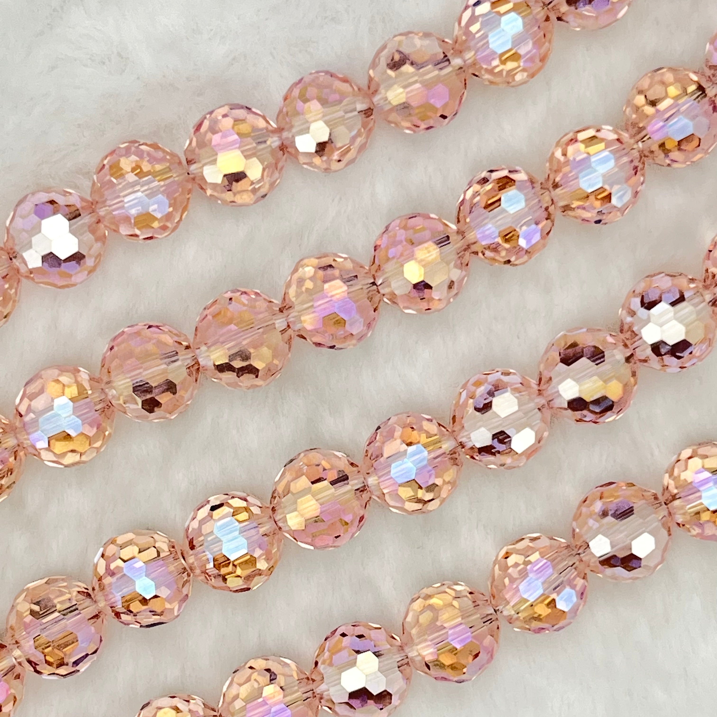 【Disco Ball-9.5mm】Crystal Strands