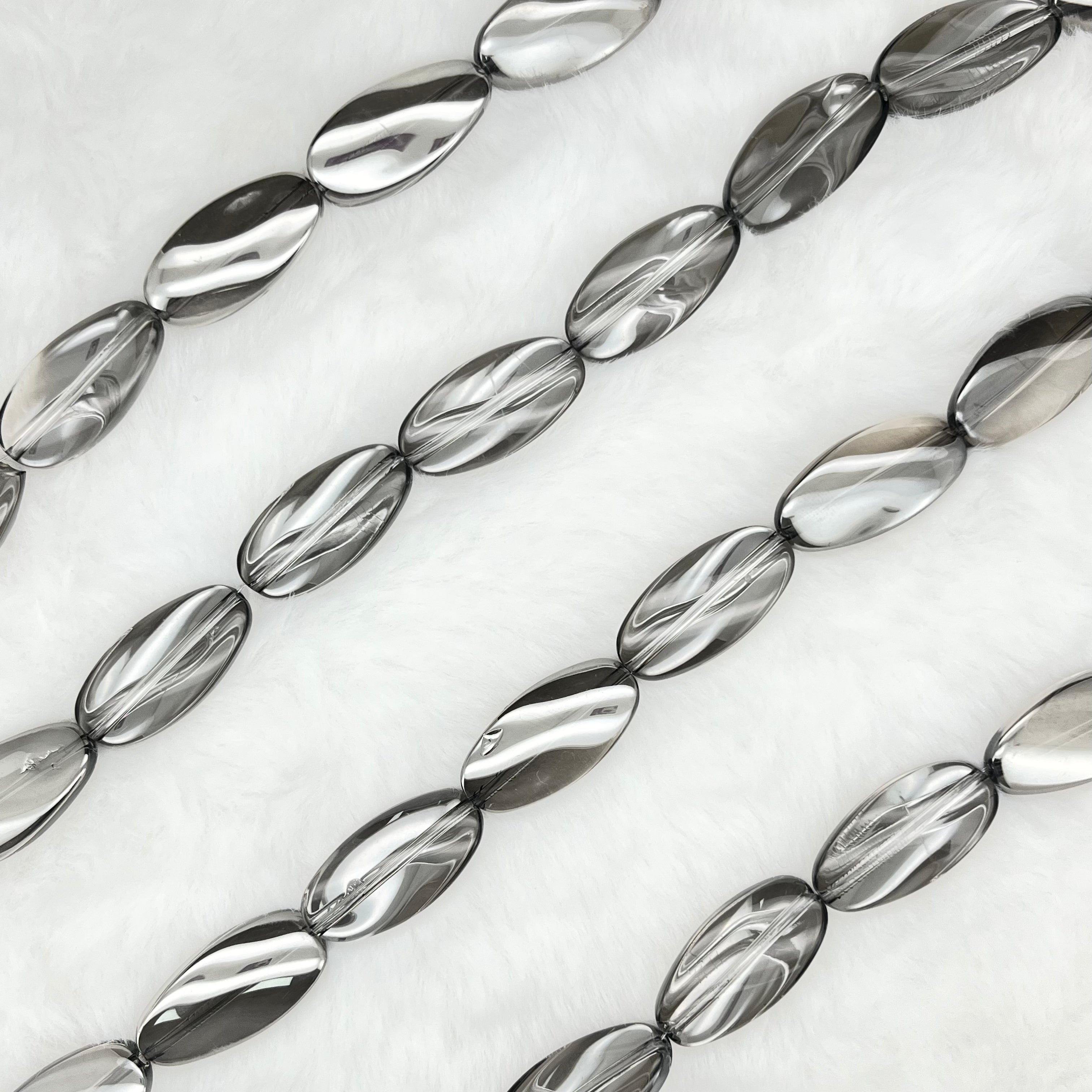 【Helical Oval-25mm】Crystal Strands