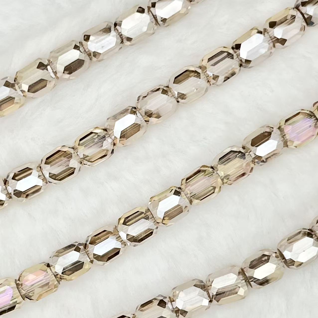 【Barrel Shape-8.5mm】Crystal Strands