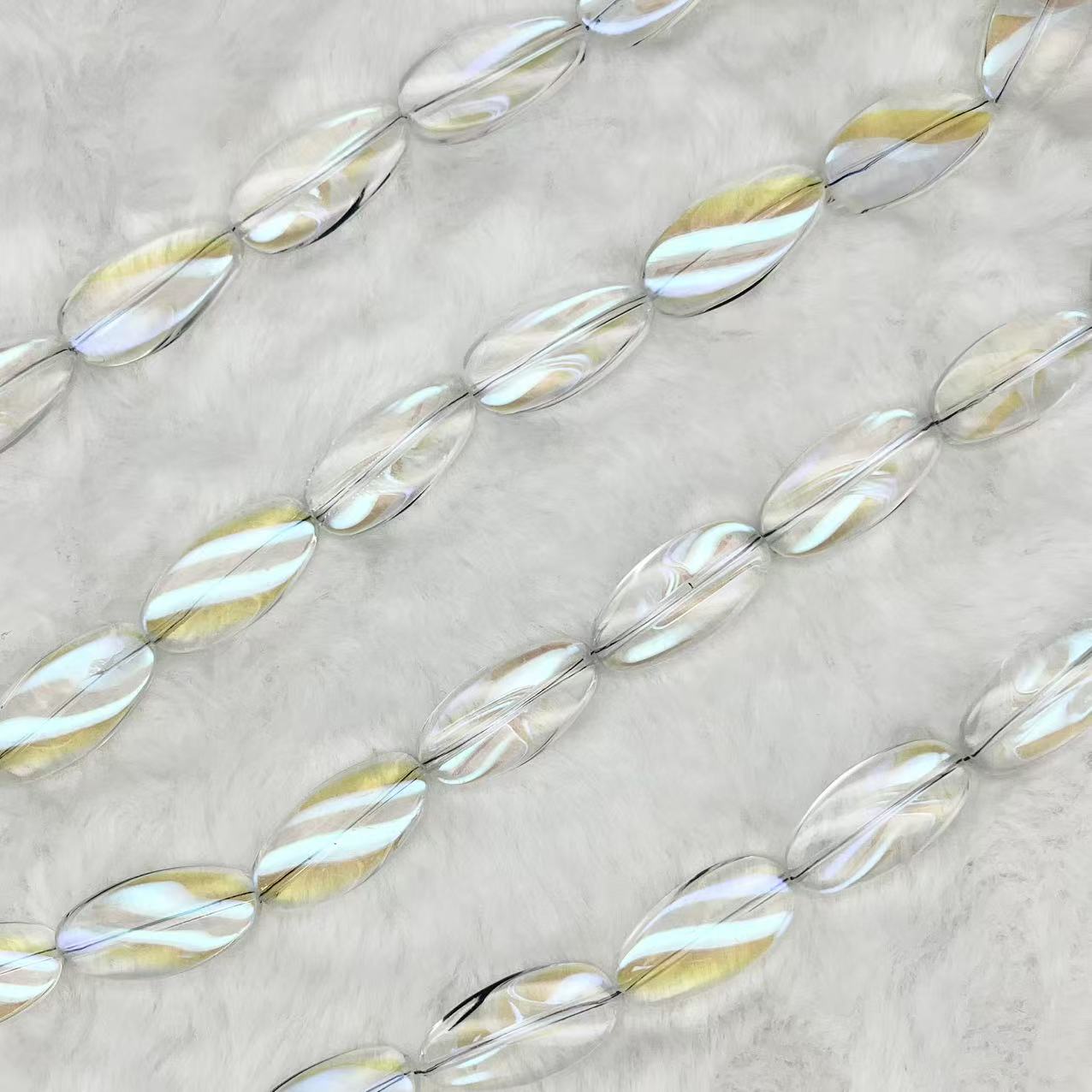 【Helical Oval-25mm】Crystal Strands