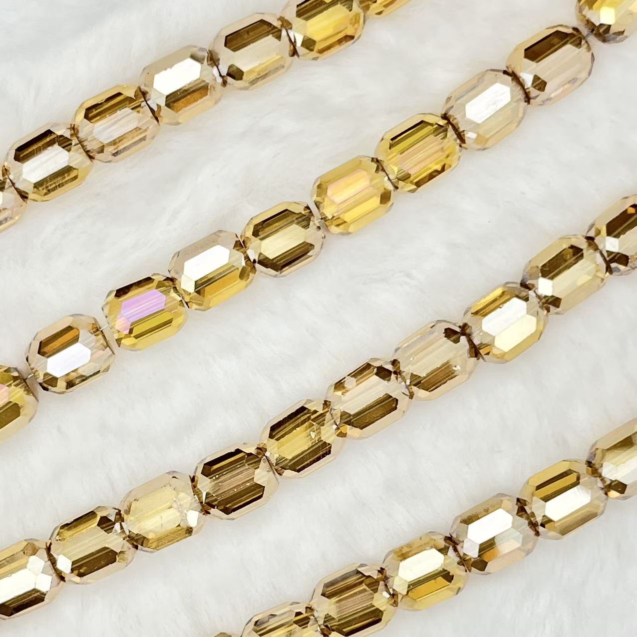 【Barrel Shape-8.5mm】Crystal Strands