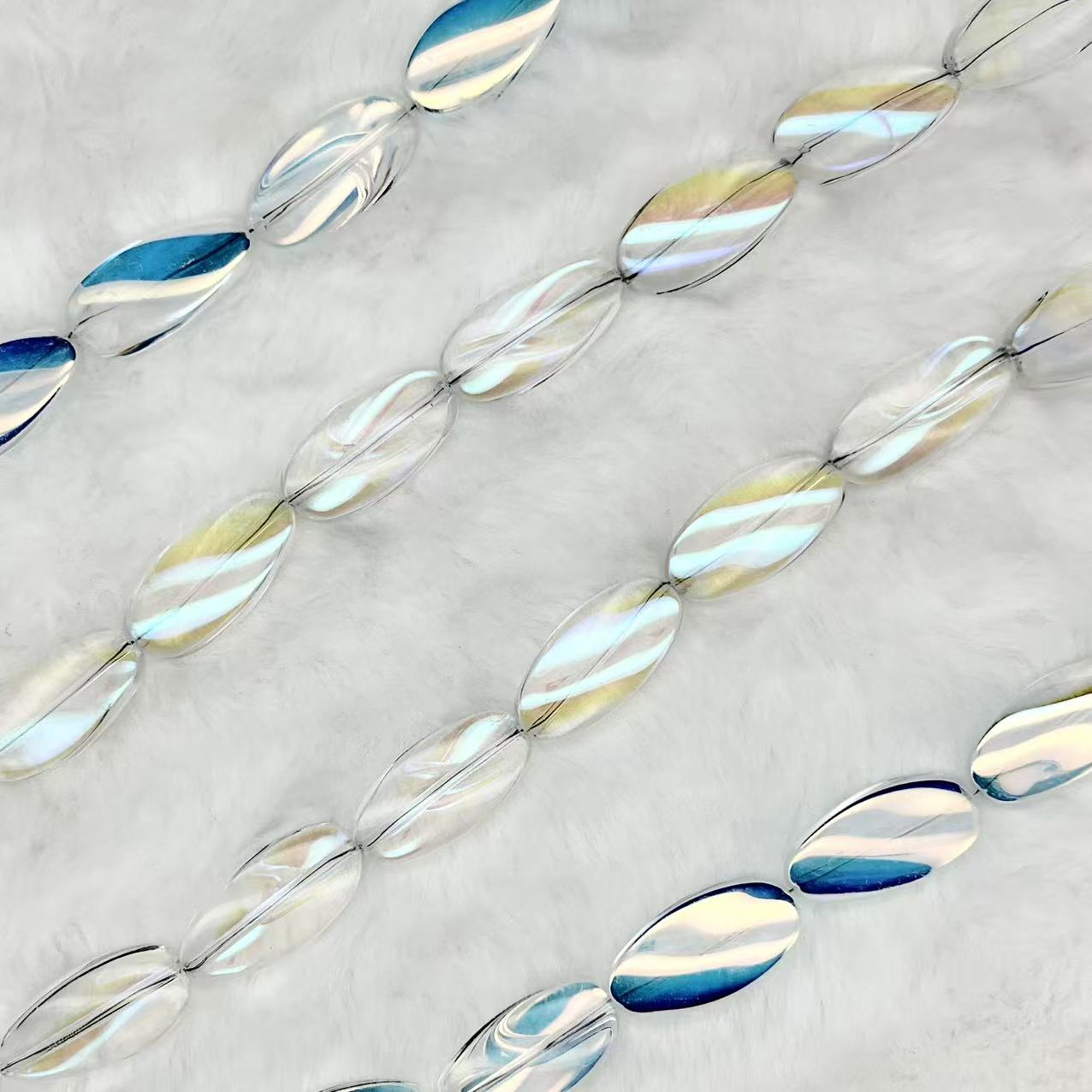 【Helical Oval-25mm】Crystal Strands