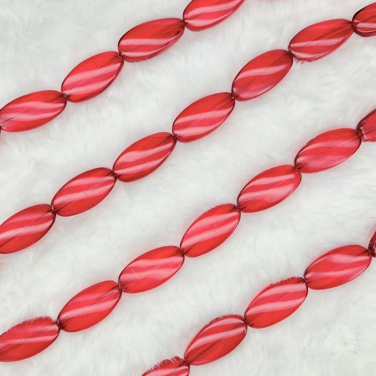 【Helical Oval-25mm】Crystal Strands