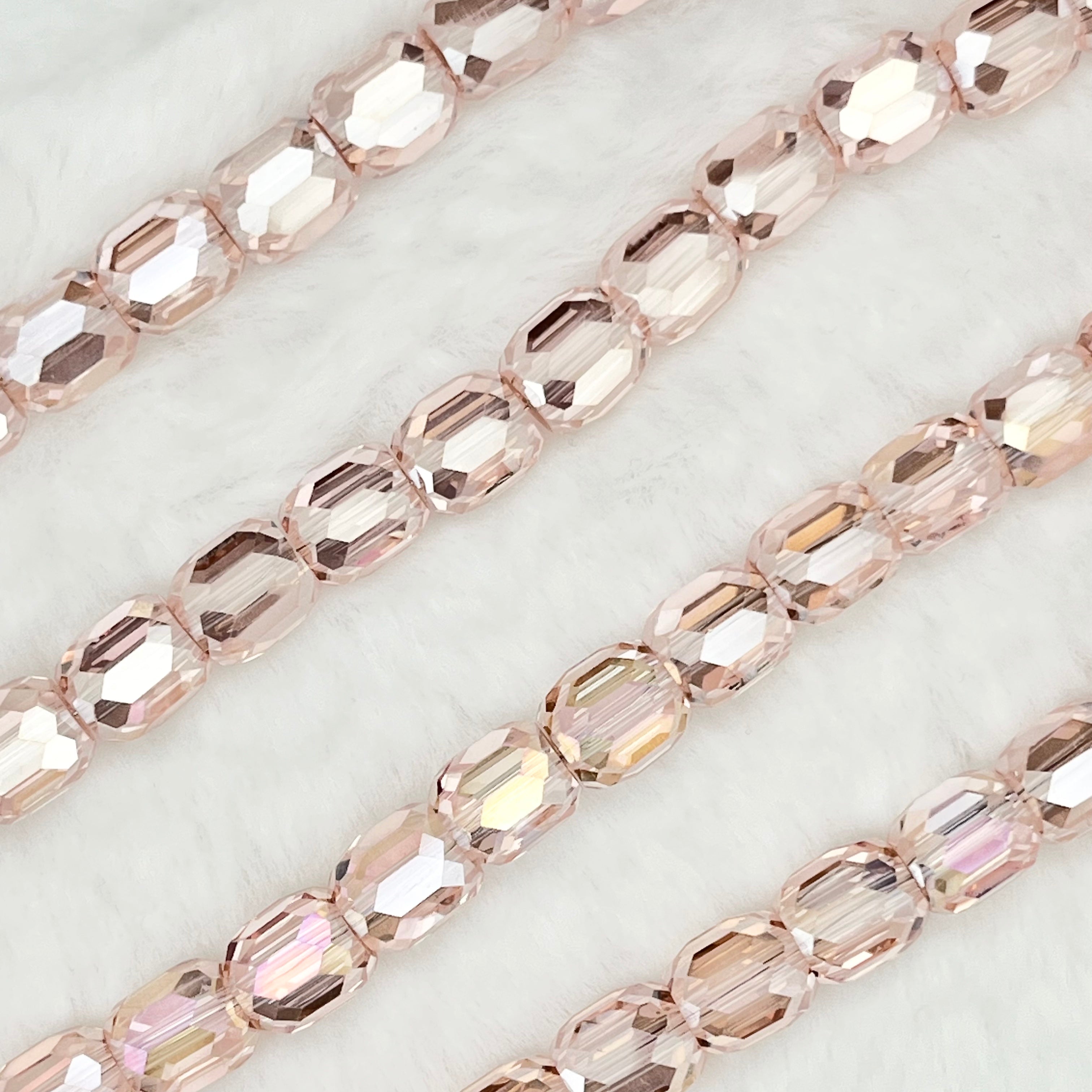 【Barrel Shape-8.5mm】Crystal Strands