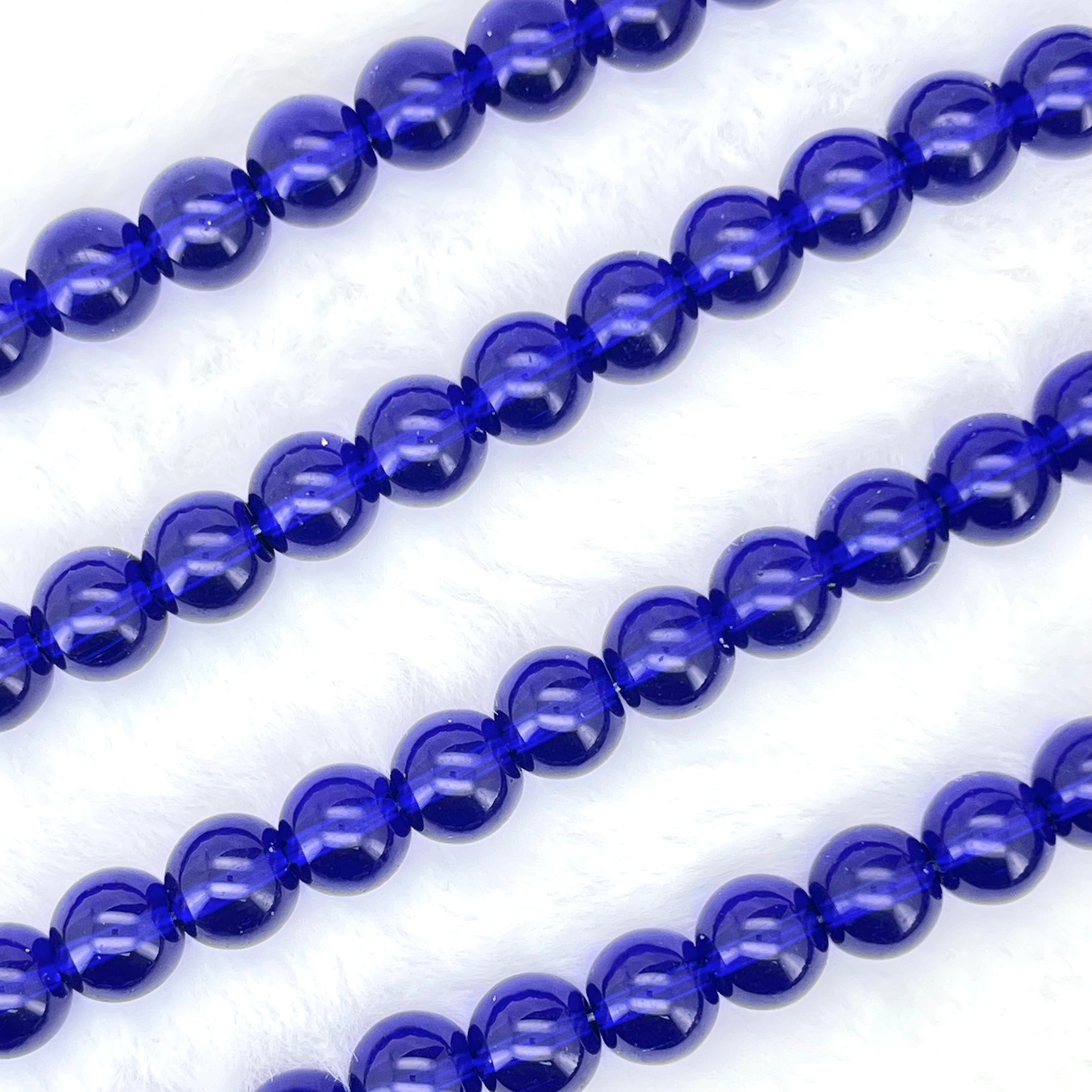10MM Transparent Glass Beads Strands