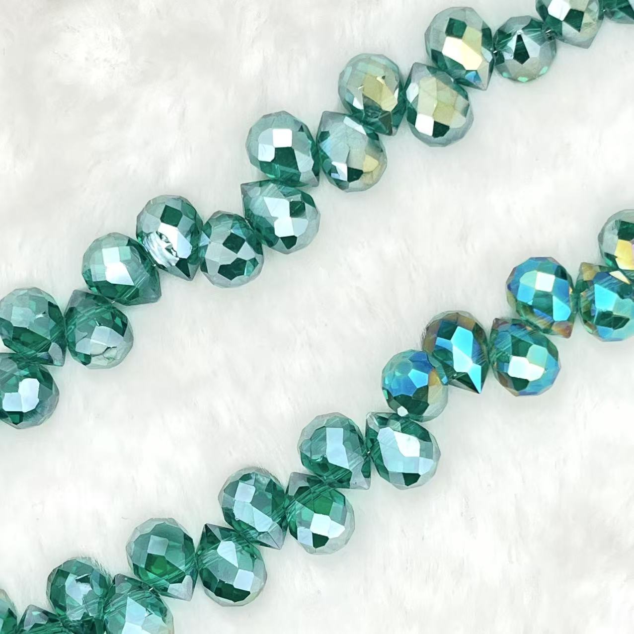 【Faceted Teardrop-5.5mm】Crystal Strands