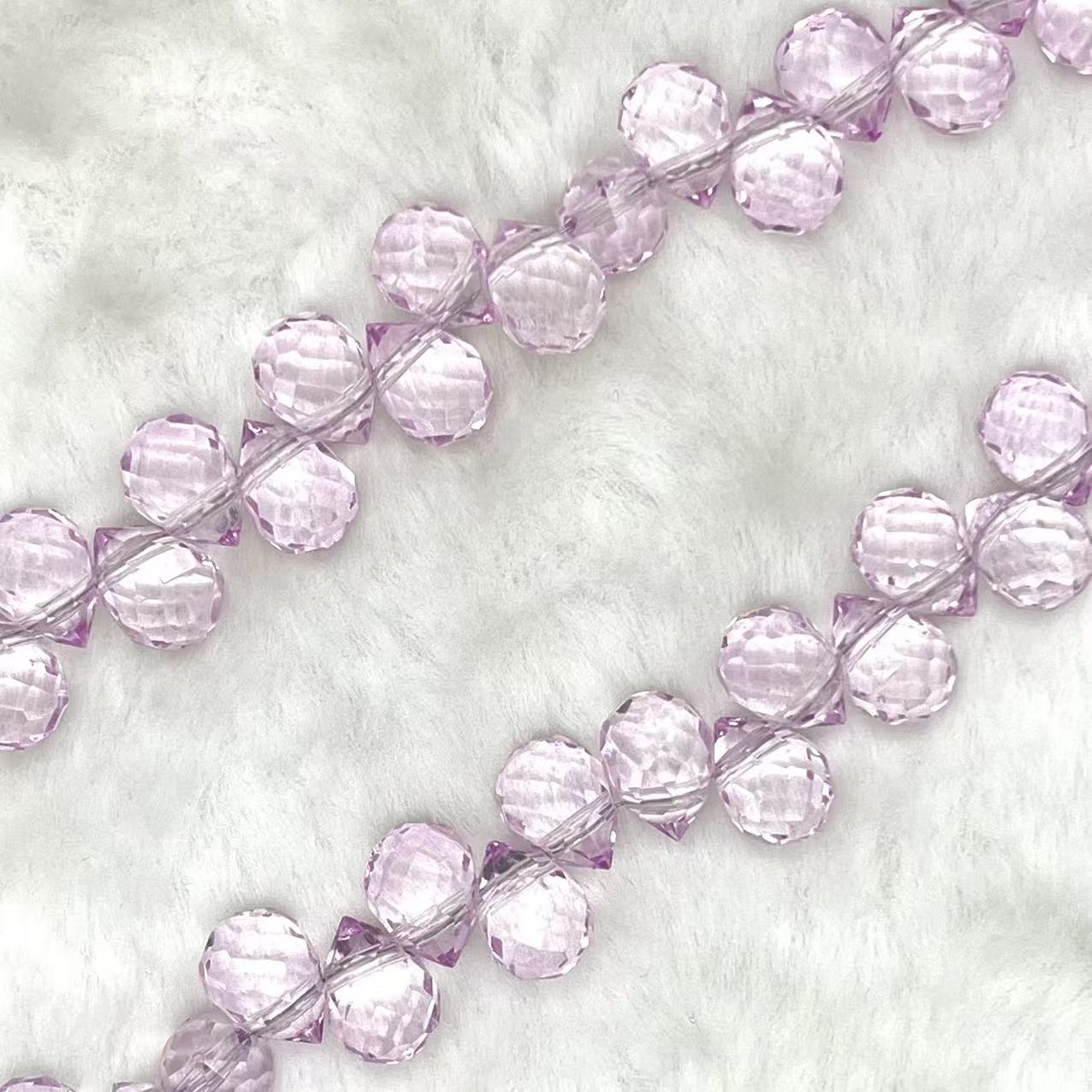 【Faceted Teardrop-5.5mm】Crystal Strands