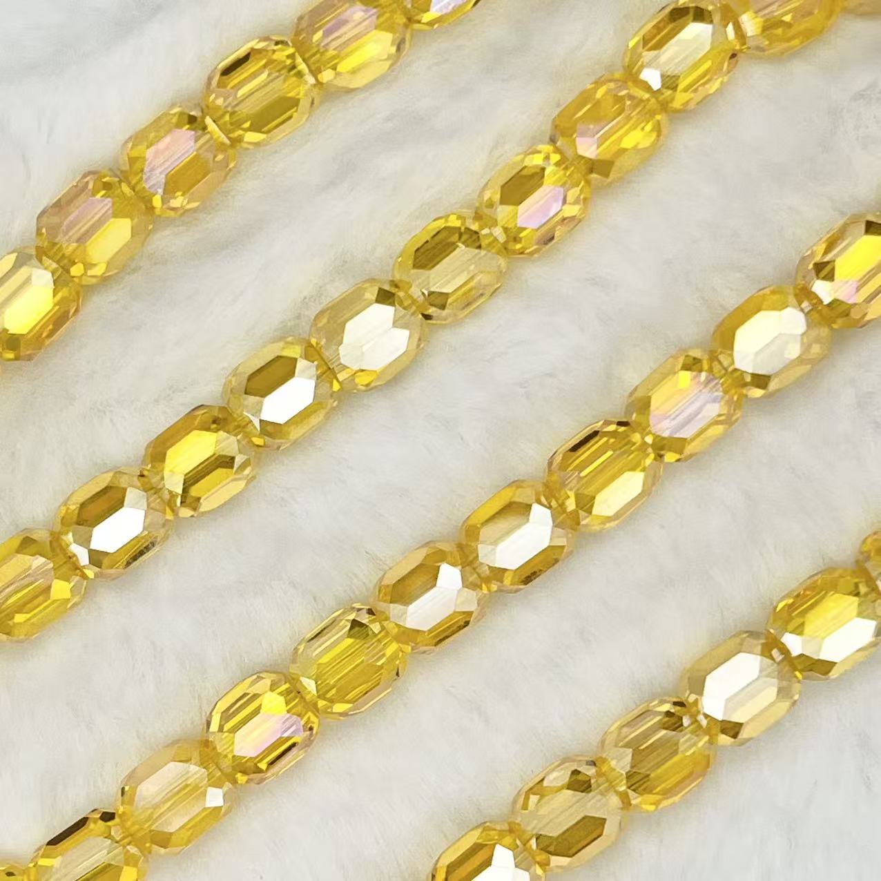 【Barrel Shape-8.5mm】Crystal Strands