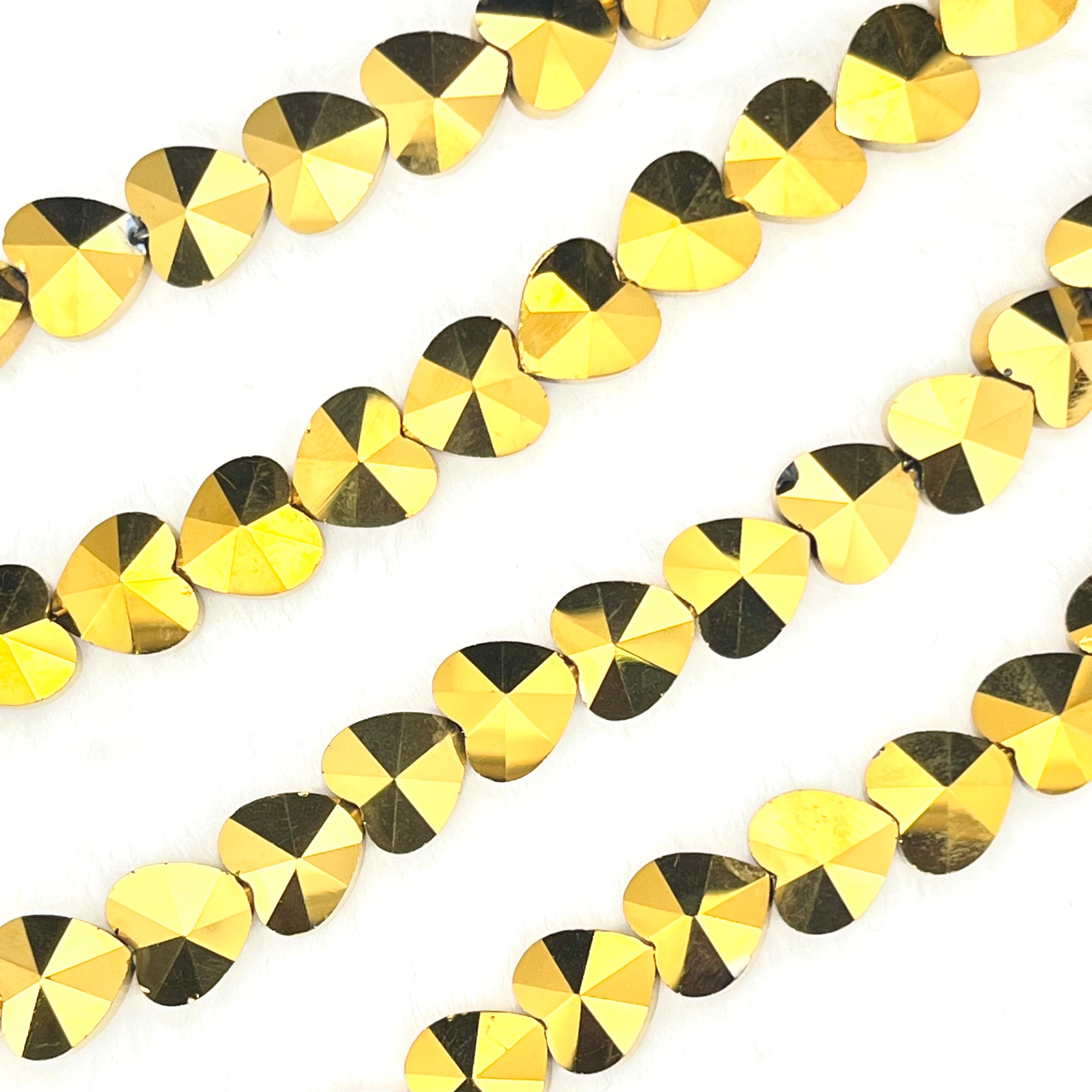 【Love Heart-10mm】Crystal Strands