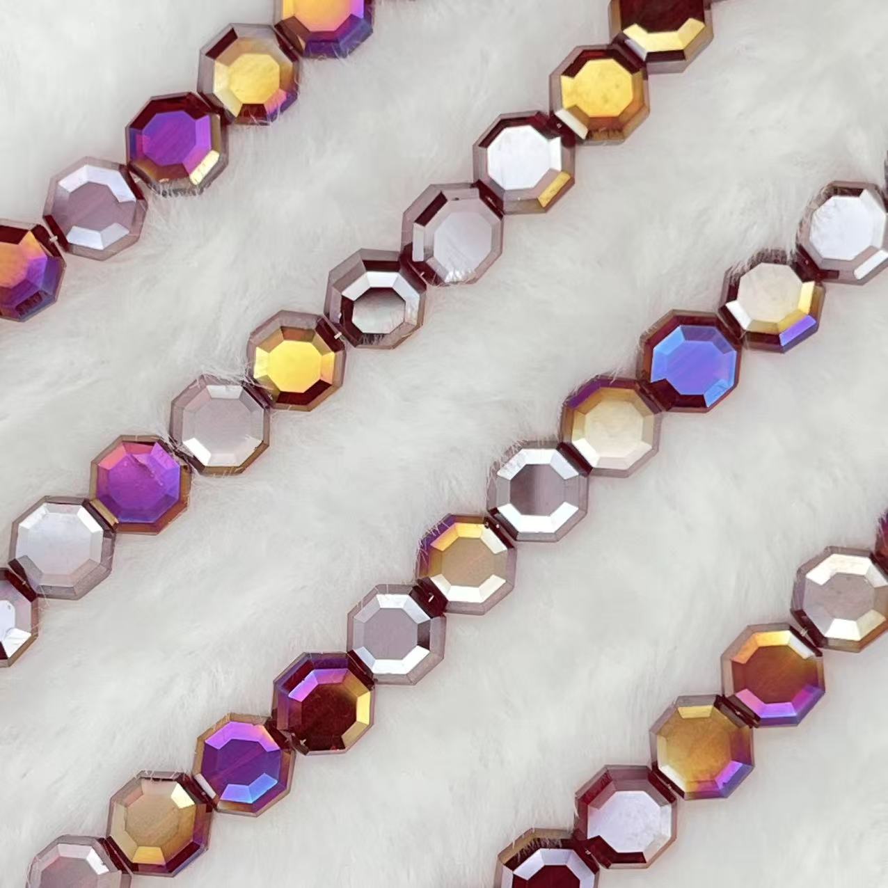 【Hexagon-7.5mm】Crystal Strands