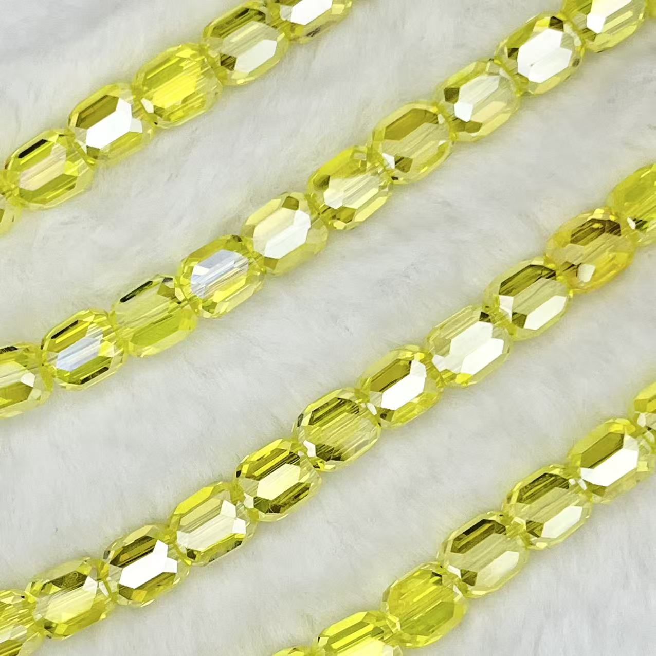 【Barrel Shape-8.5mm】Crystal Strands
