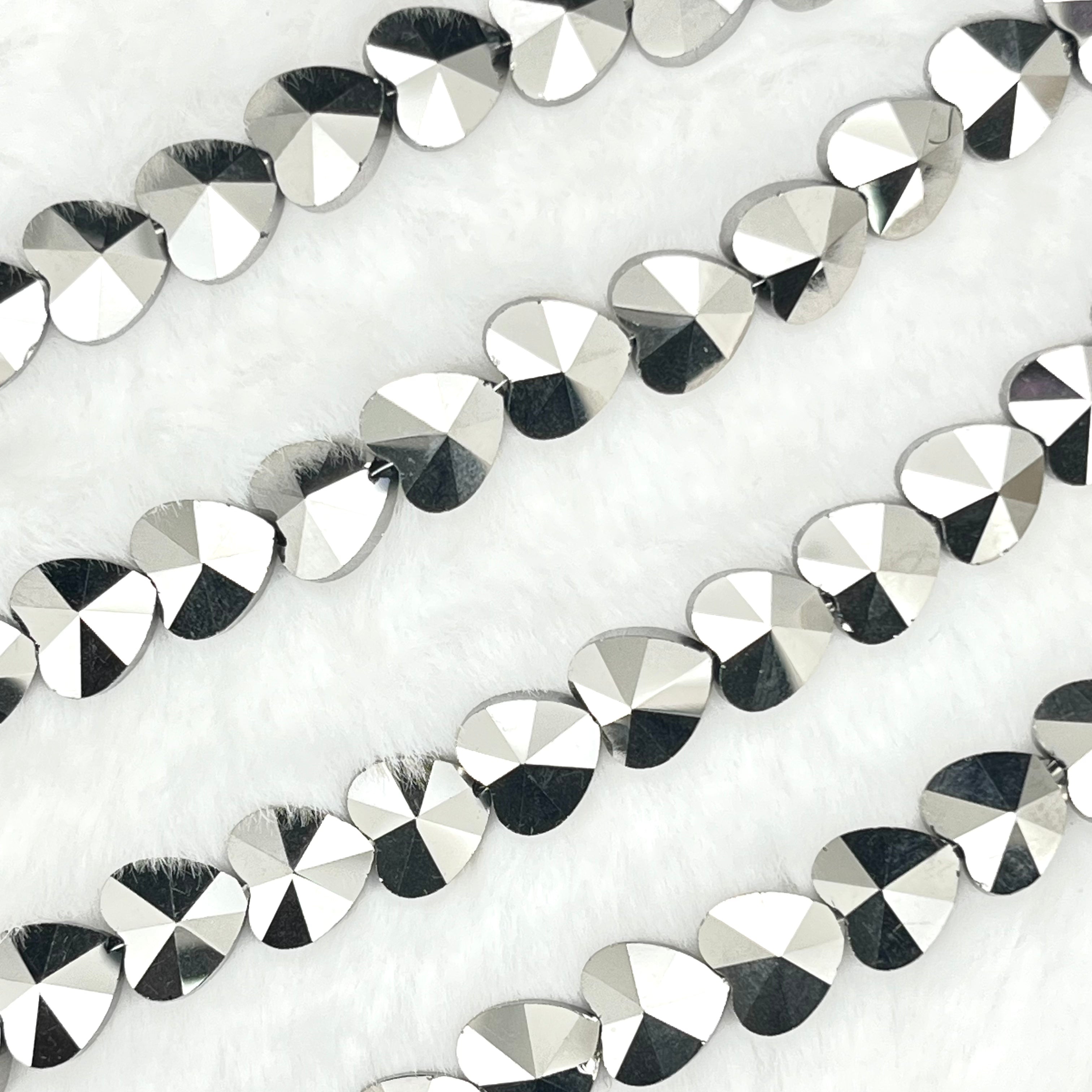 【Love Heart-10mm】Crystal Strands