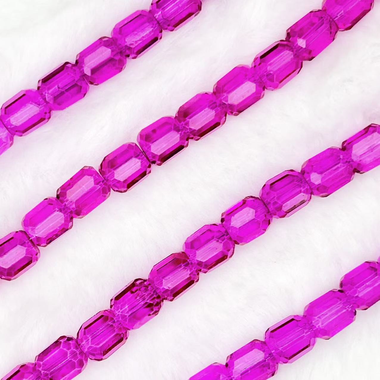 【Barrel Shape-8.5mm】Crystal Strands