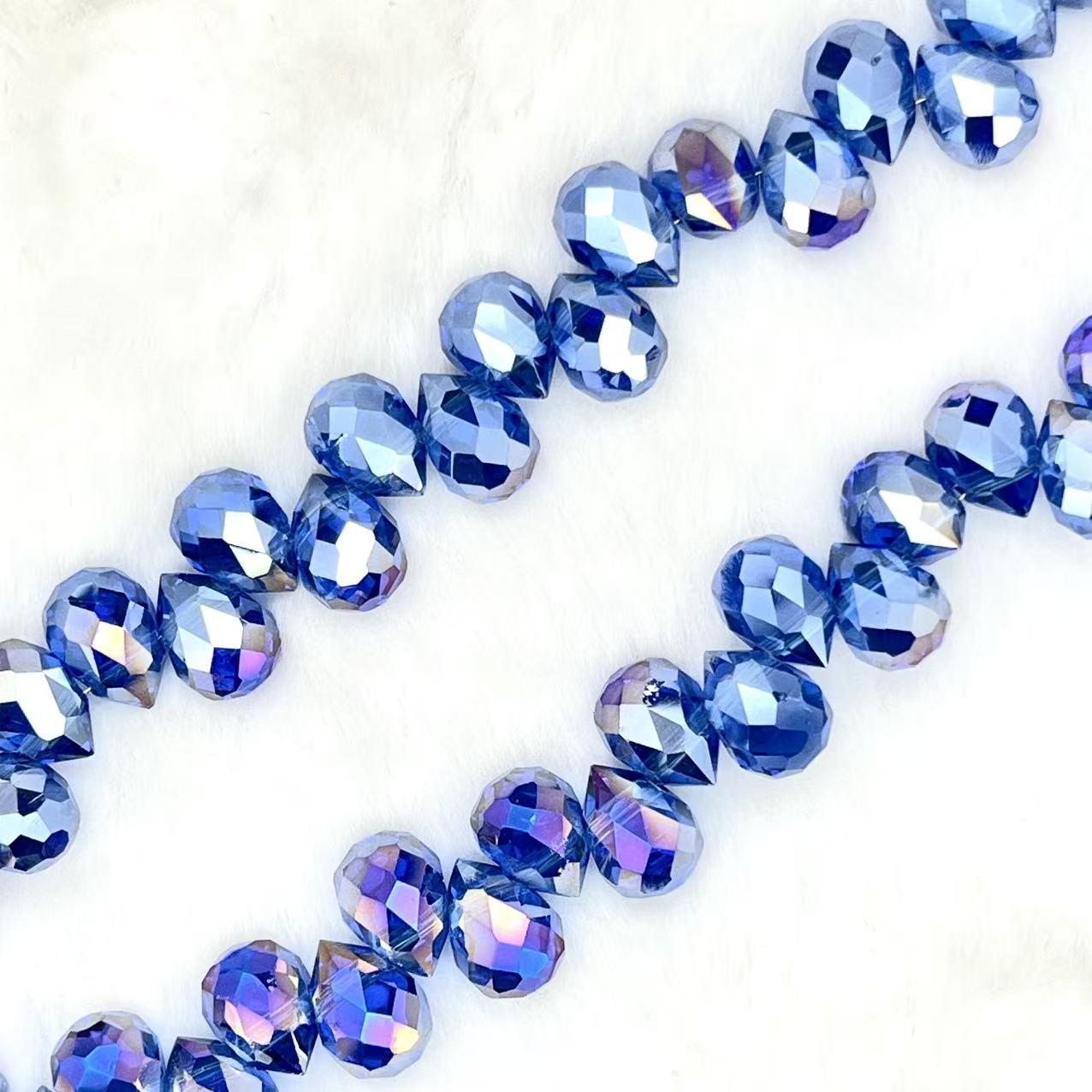 【Faceted Teardrop-5.5mm】Crystal Strands